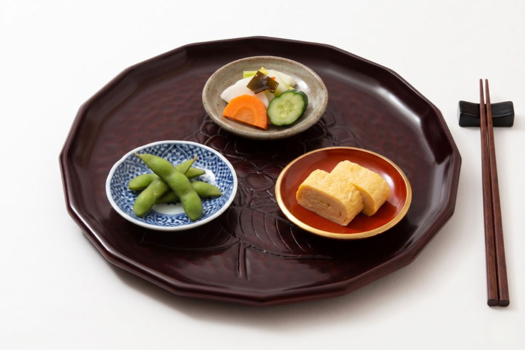 十六角盆 9寸 紫陽花のアレンジ例
